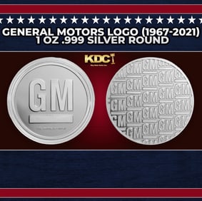 General Motors Logo (1967-2021) 1 oz .999 Silver Round Round