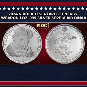 2022 Niue $2 Yu-Gi-Oh! 25th Anniv. Game Flip Coin - 1 oz Silver Round Round