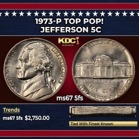 1973-d Washington Quarter Near Top Pop 25c ms67+ SEGS