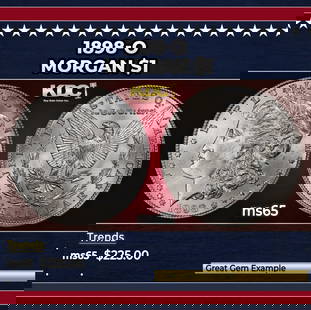 1898-o Morgan Dollar $1 Grades ms65: 1898-o Morgan Dollar $1 Grades ms65.