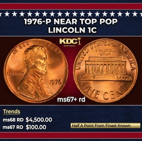 1977-d Kennedy Half Dollar Near Top Pop 50c ms67+ SEGS