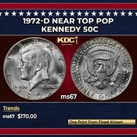 1973-d Washington Quarter Near Top Pop 25c ms67 SEGS