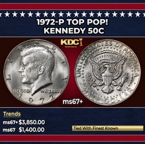 1977-p Washington Quarter Near Top Pop 25c ms67 SEGS