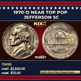 1976-p Jefferson Nickel TOP POP! 5c ms67 5fs SEGS