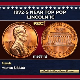 1972-p Ty 1 Eisenhower Dollar $1 ms65 SEGS
