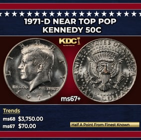 1972-p Ty 1 Eisenhower Dollar Near Top Pop $1 ms66 SEGS