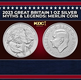 Cadillac 1906 & 1963 Colorized Logos Style - 1 oz Silver Round Round