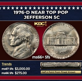 1977-d Washington Quarter Near Top Pop 25c ms67+ SEGS