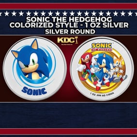 Lucy Pulling Football Colorized Style - 1 oz Silver Round Round