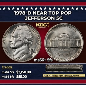 1776-1976 Kennedy Half Dollar Near Top Pop 50c ms67 SEGS