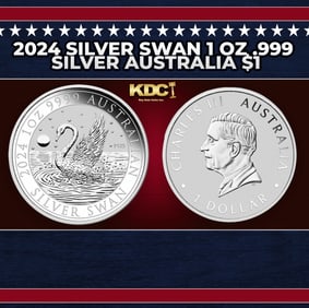 2024 Silver Swan 1 oz .999 Silver Australia $1 Round
