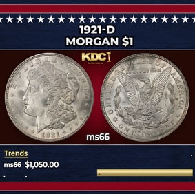 1921-d Morgan Dollar $1 ms66 SEGS
