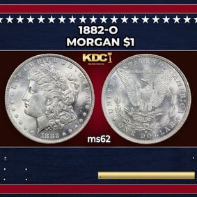 1882-o Morgan Dollar $1 Grades ms62