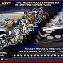 7 Coin Mickey Mouse & Friends .999 Fine Silver Plated Round Collection