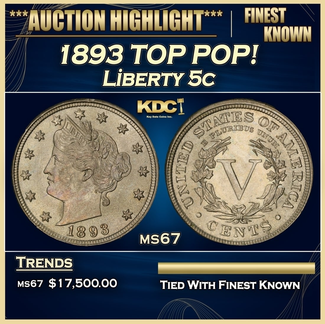 1943-d Mercury Dime Toned TOP POP! 10c ms68+ FSB SEGS (1 of 3)