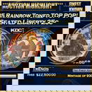 1885 Proof Seated Liberty Quarter Rainbow Toned TOP POP! 25c pr68 SEGS