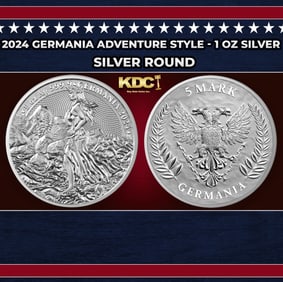 2024 Germania Adventure Style - 1 oz Silver Round Round