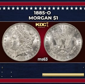 1885-o Morgan Dollar $1 Grades ms63