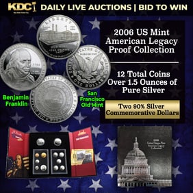 2006 U.S. Mint American Legacy Collection Set 12 Coins Over 1.5 Oz Of Silver