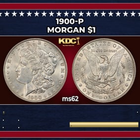 1900-p Morgan Dollar $1 Grades ms62