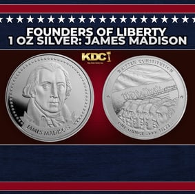 Founders of Liberty 1 oz Silver: James Madison Round