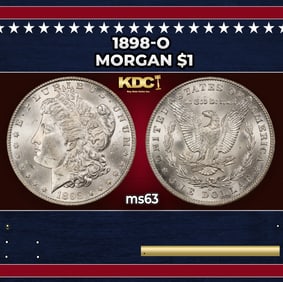 1898-o Morgan Dollar $1 Grades ms63