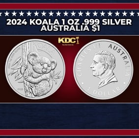 2024 Koala 1 oz .999 Silver Australia $1 Round