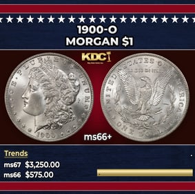 1900-o Morgan Dollar $1 ms66+ SEGS