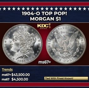 1904-o Morgan Dollar TOP POP! $1 ms67+ SEGS