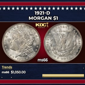 1921-d Morgan Dollar $1 ms66 SEGS