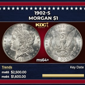 1902-s Morgan Dollar $1 ms64+ SEGS