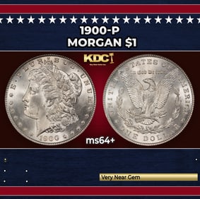 1900-p Morgan Dollar $1 Grades ms64+