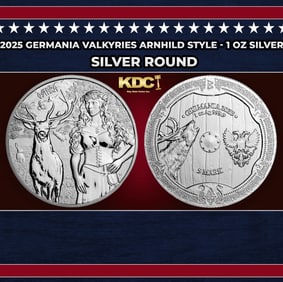 2025 Germania Valkyries Arnhild Style - 1 oz Silver Round Round