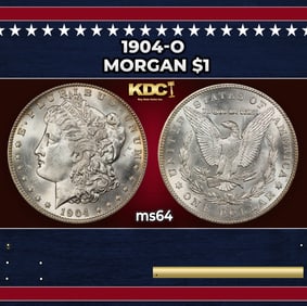 1904-o Morgan Dollar $1 Grades ms64