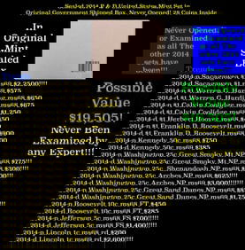 Original sealed box 2014 United States Mint Set