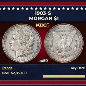 1903-s Morgan Dollar $1 au50 SEGS