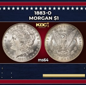 1883-o Morgan Dollar $1 Grades ms64
