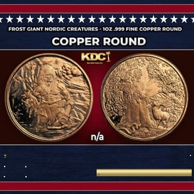 Frost Giant Nordic Creatures - 1oz .999 Fine Copper Round