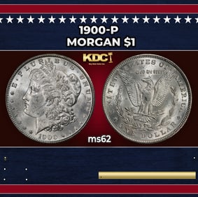 1900-p Morgan Dollar $1 Grades ms62