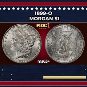 1899-o Morgan Dollar $1 Grades ms63+
