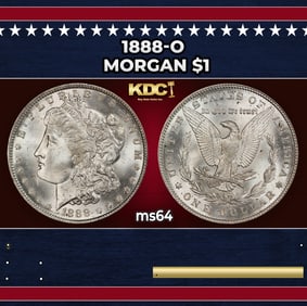 1888-o Morgan Dollar $1 Grades ms64