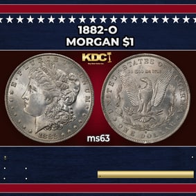 1882-o Morgan Dollar $1 Grades ms63