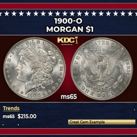 1900-o Morgan Dollar $1 Grades ms65
