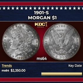1901-s Morgan Dollar $1 ms64 SEGS