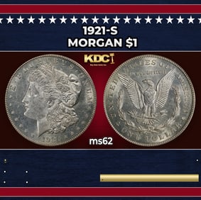 1921-s Morgan Dollar $1 Grades ms62