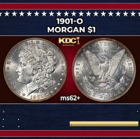 1901-o Morgan Dollar $1 Grades ms62+