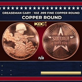 Greaseman Gary - 1oz .999 Fine Copper Round
