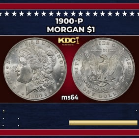 1900-p Morgan Dollar $1 Grades ms64