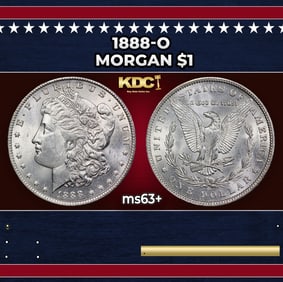 1888-o Morgan Dollar $1 Grades ms63+