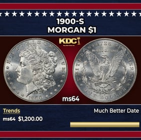 1900-s Morgan Dollar $1 ms64 SEGS